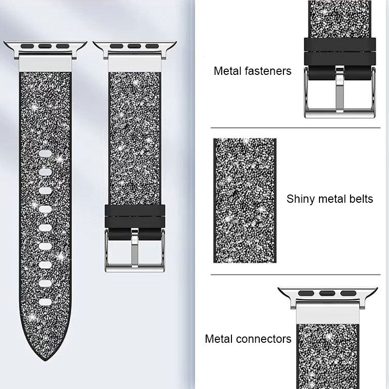 Star Diamond Silicone Watch Strap