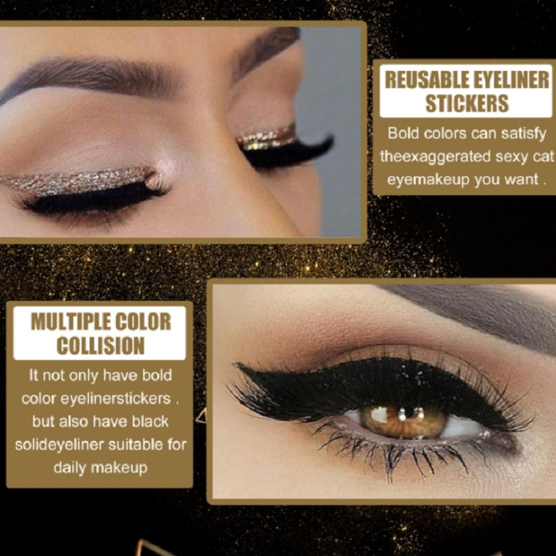 Reusable Eyeliner And Eyelash Stickers