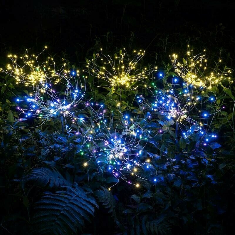 Waterproof Solar Garden Fireworks LED Lamp💡