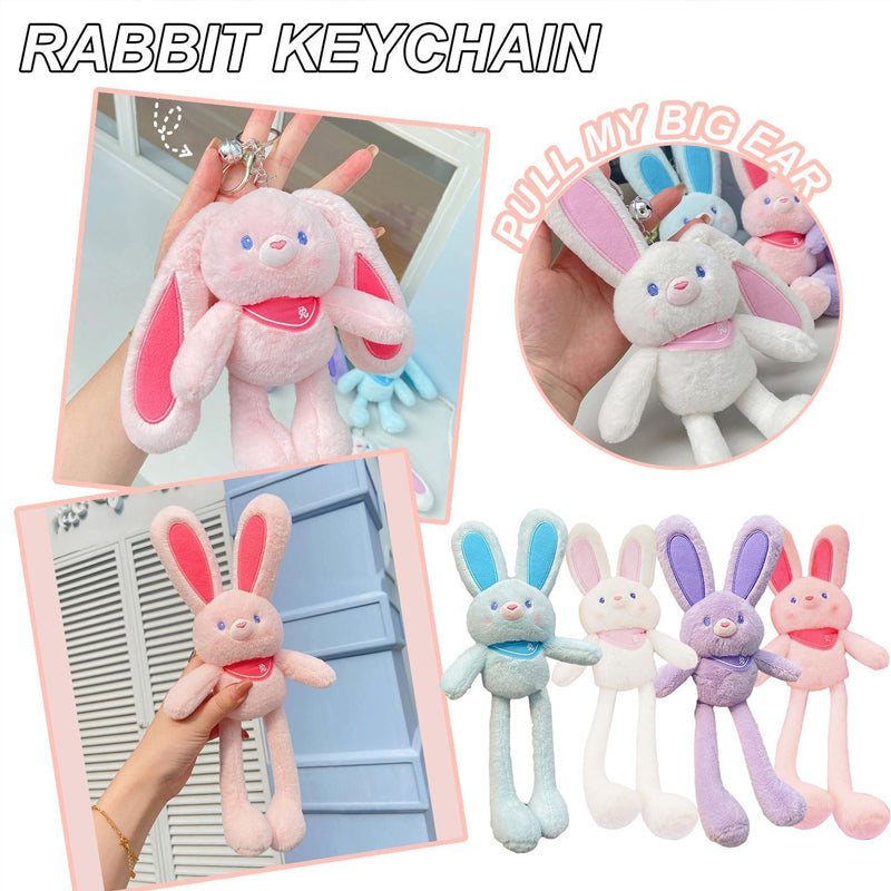 Fun Plush Rabbit with Pull Ears