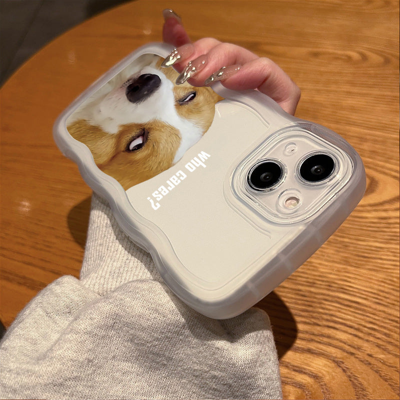 Funny Corgi Rolling Eyes Phone Case