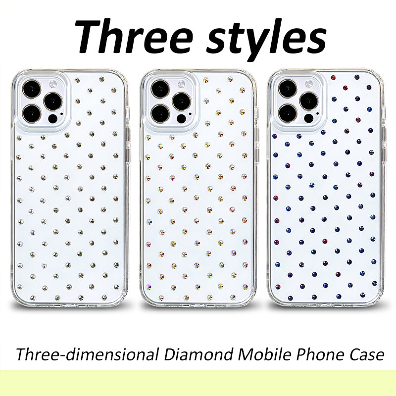 Three-dimensional Diamond Mobile Phone Case