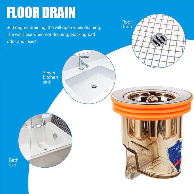 Deodorant Shield Floor Drain