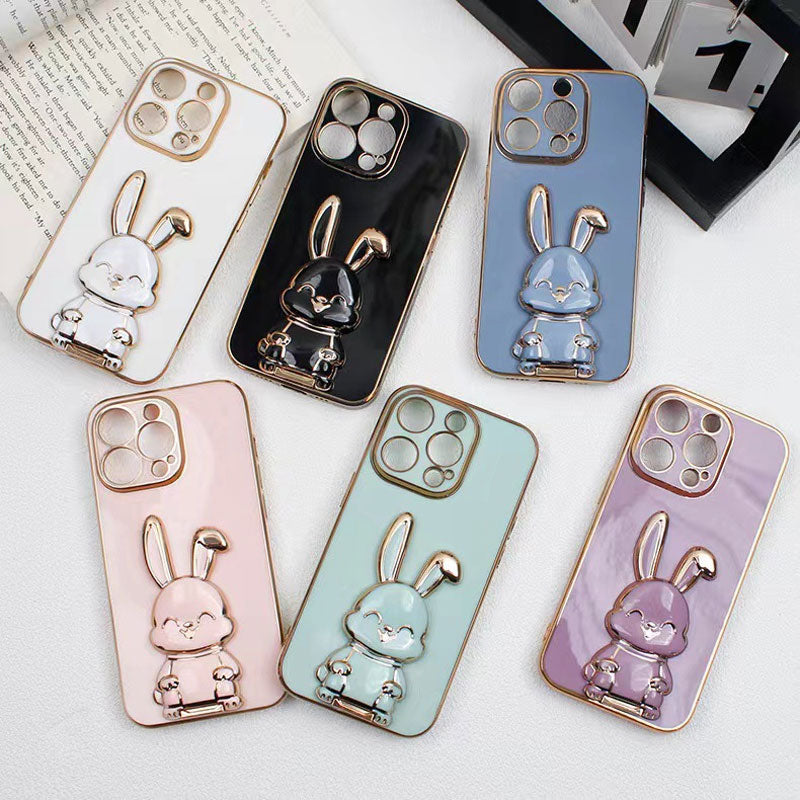 Cartoon Rabbit Back Sticker Phone Holder