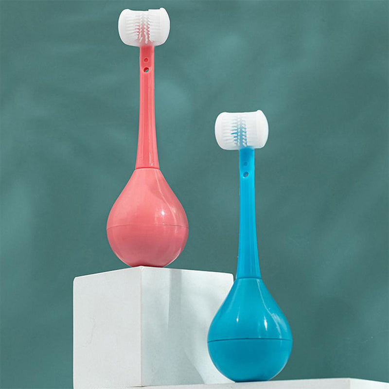 3D Tumbler Kids Silicone Toothbrush