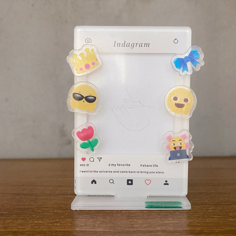 Emotion Stickers Acrylic Photo Frame