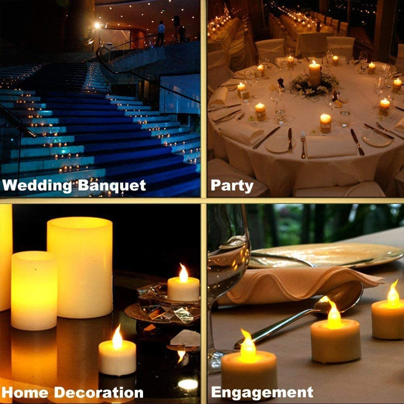 With Remote Control Colorful Candle Lights