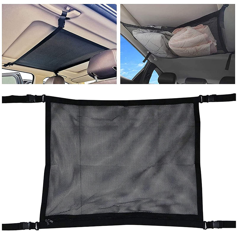 Car Ceiling Storage Net Truck Pocket Universal