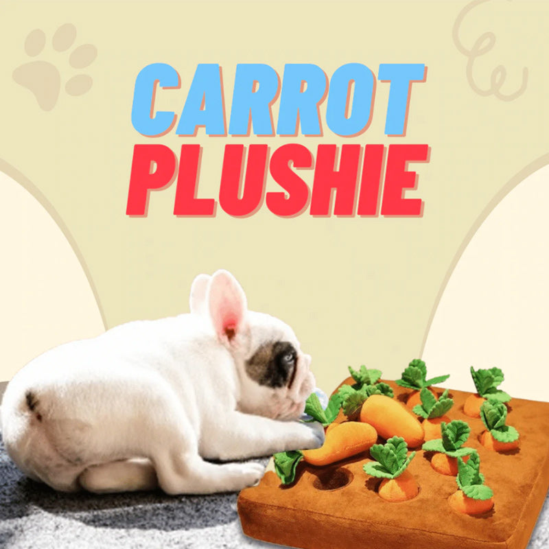 Carrot Plushie - Enriches Your Dog's Life