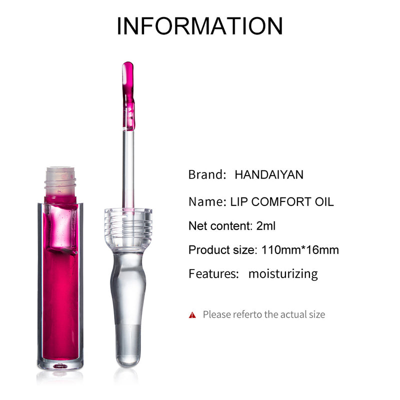 Moisturizing Transparent Nourishing Lip Oil