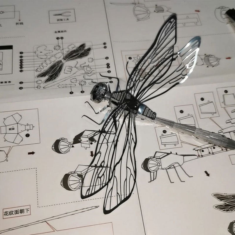 Stainless Steel Dragonfly Puzzle