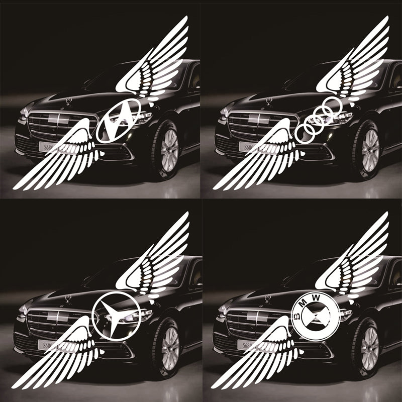 Creative Angel Wings Decorative Car Sticker