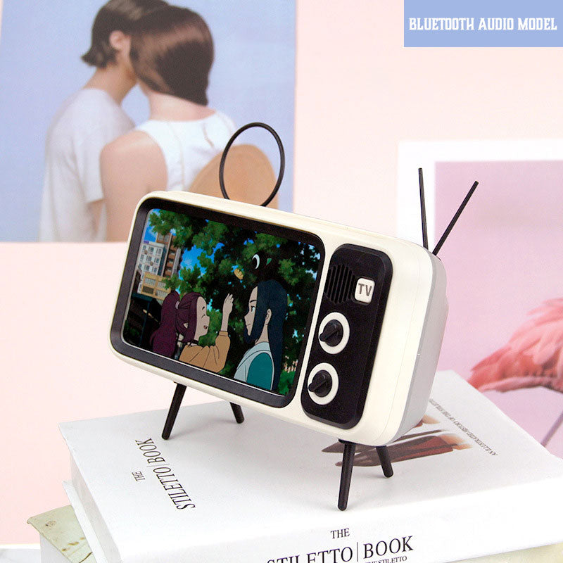 Retro TV BlueTooth Speaker Mobile Phone Holder