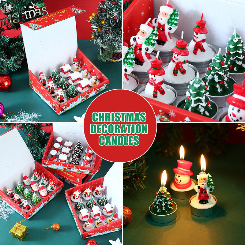 Christmas Candles 12 Gift Box Set