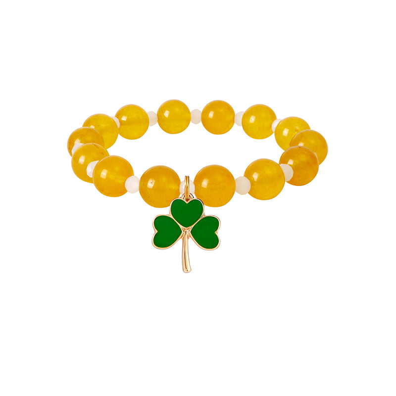 St. Patrick's Day Shamrock Bracelet