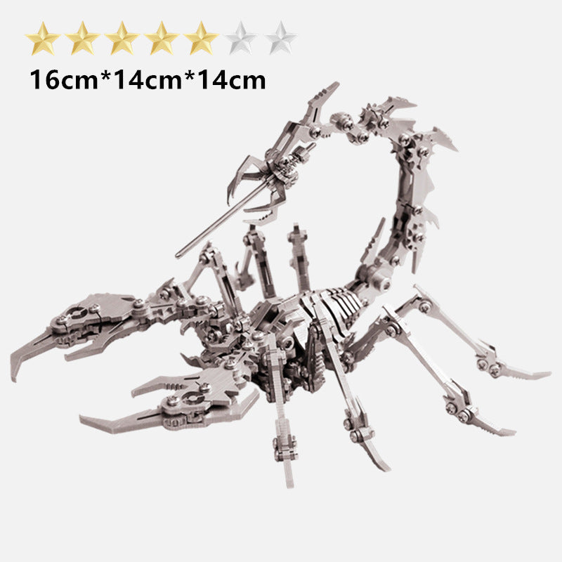 3D Metal Scorpion Puzzle Model