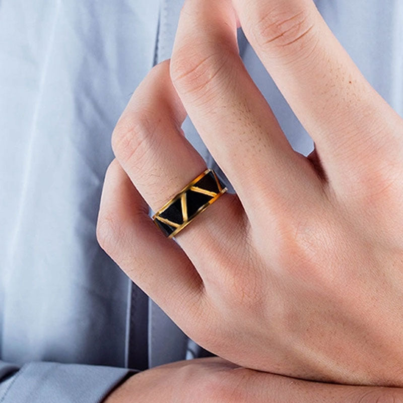 Folbom - Figure Slot Two Tone Ring