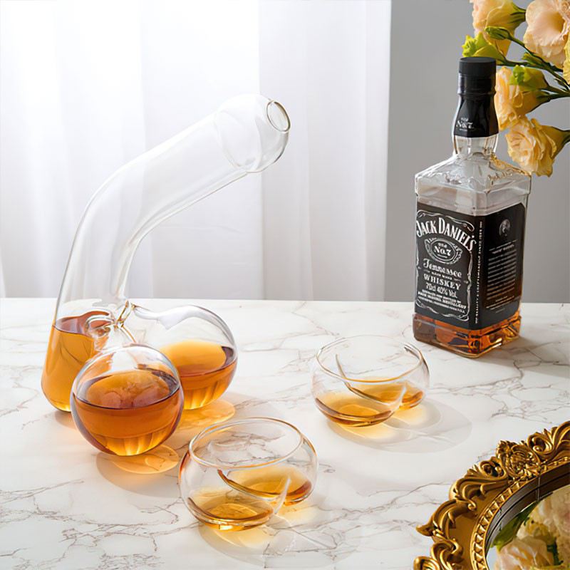 High Borosilicate Glass Decanter