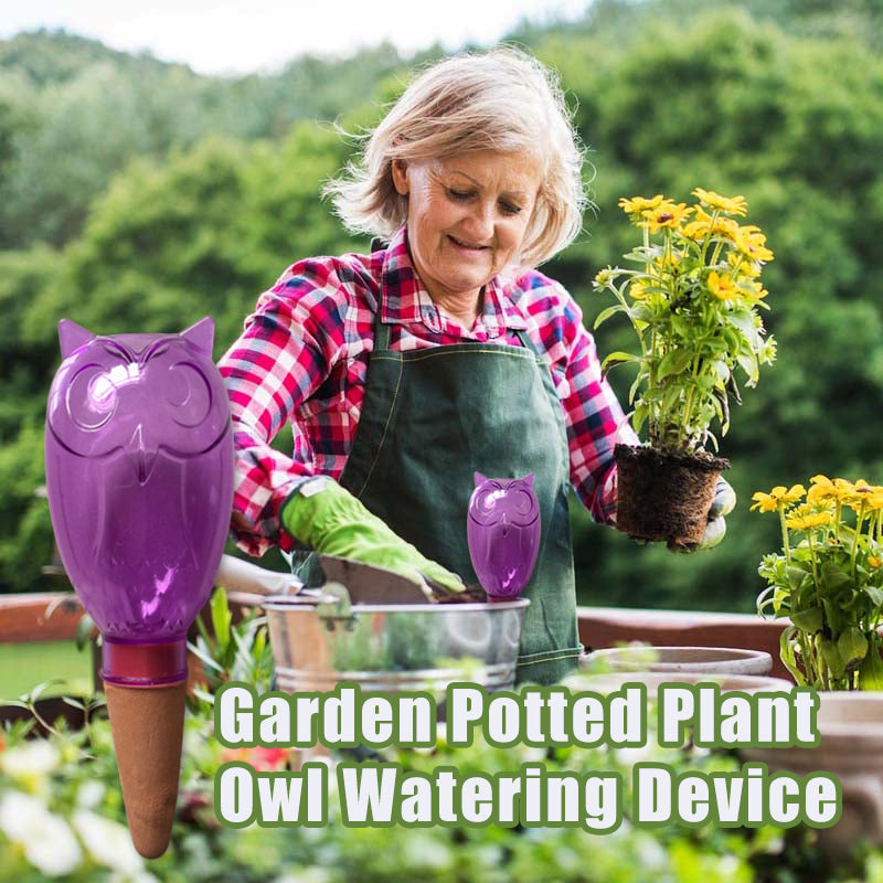 Garden Potted Plant Owl Watering Device