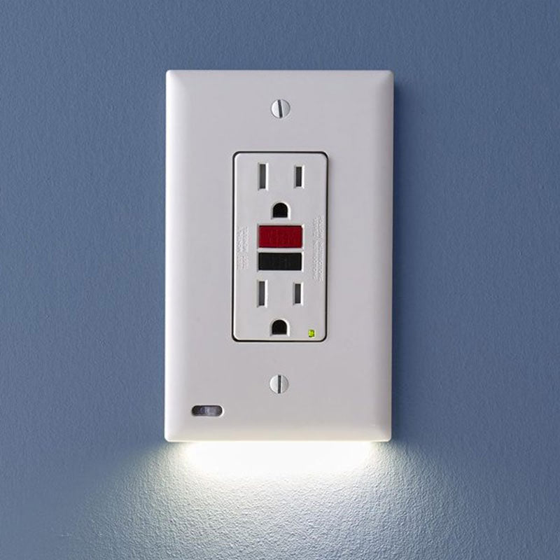 Snappower Guidelight, Outlet Cover Plate With Led Night Lights