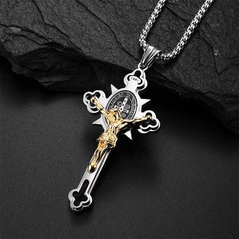 St. Benedict Exorcism Cross - Bless you andyour family