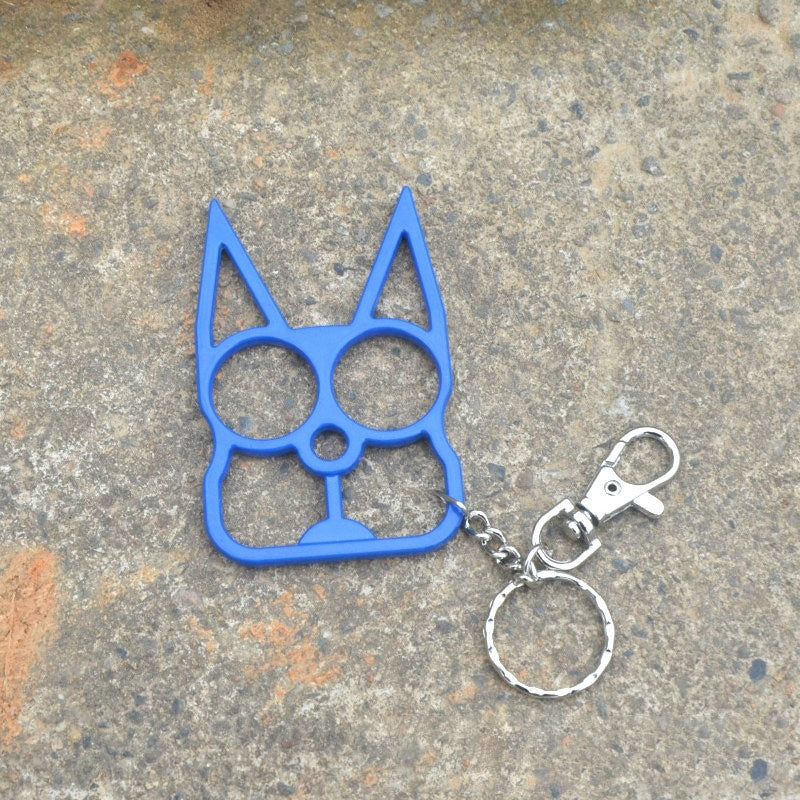 Justice Cat Two Finger Buckle with Key Ring