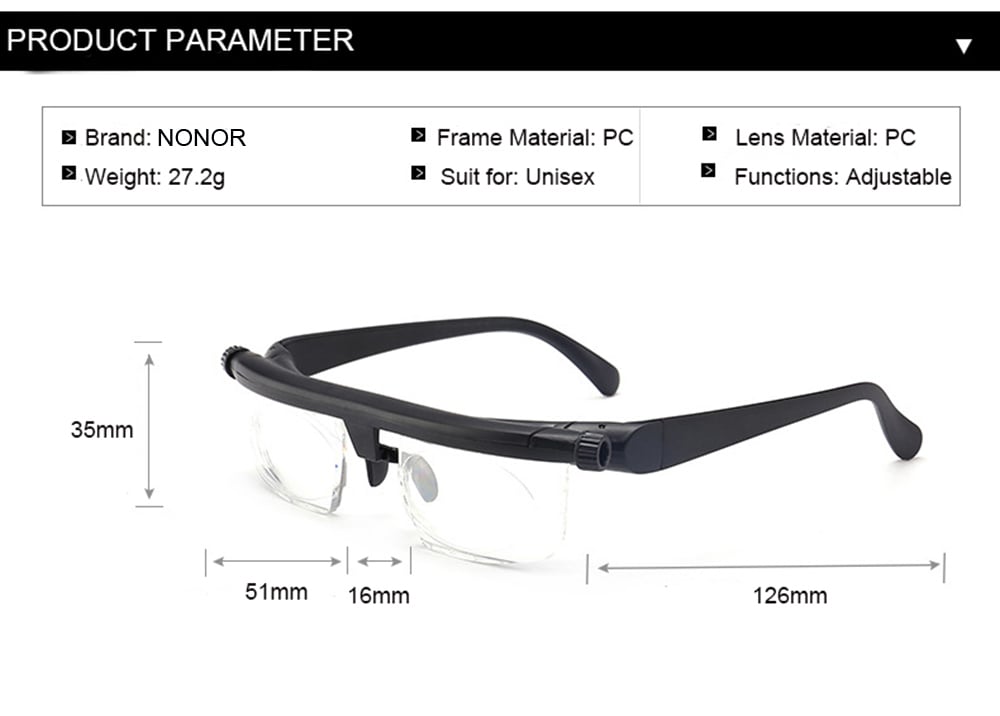 🔥Adjustable Distance And Near Focus Glasses