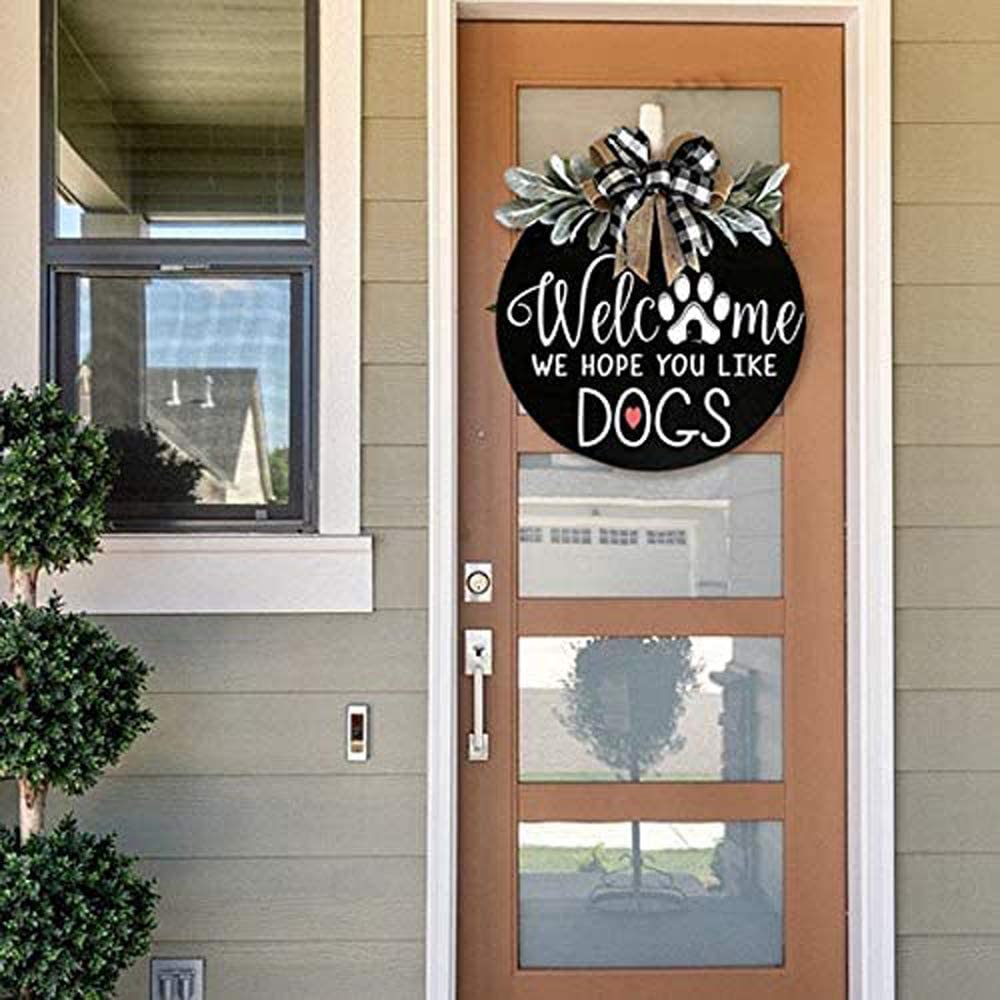 Wooden Welcome Sign