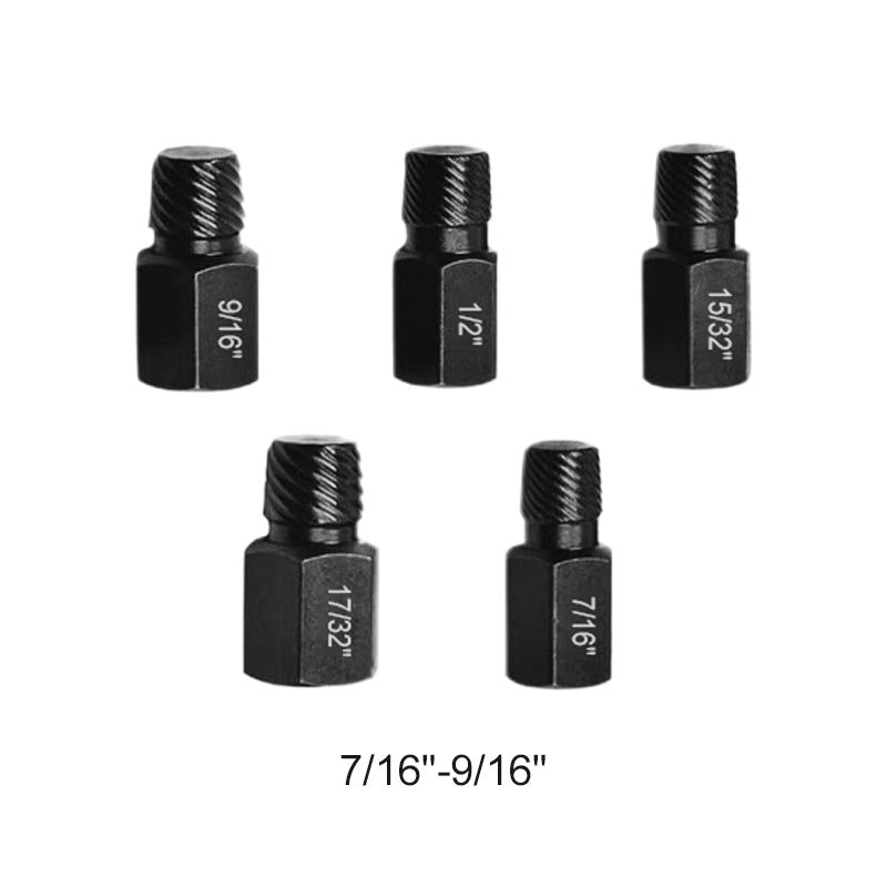 5pcs Screw and Bolt Extractor Set