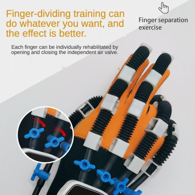 Hemiplegia  Finger Rehabilitation Trainer Robot Gloves