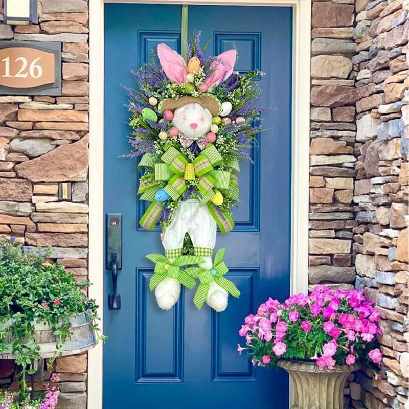 🐰💐2023 NEW EASTER BUNNY COLORFUL WREATH