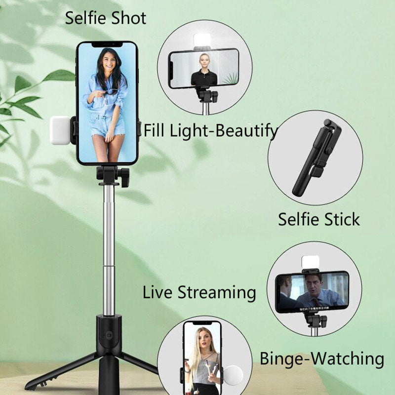 Bluetooth Selfie Stick Wireless Phone Selfie Stick