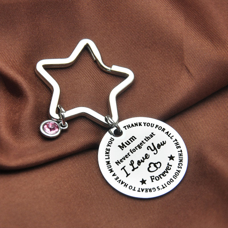 Mother's Day Gift Star Keychain