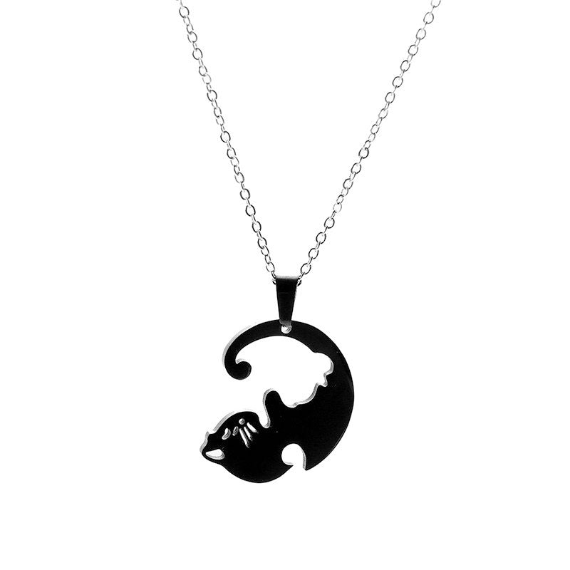 Little Kitty Couple Necklace