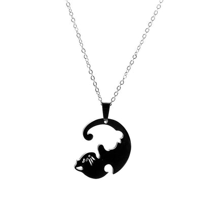 Little Kitty Couple Necklace