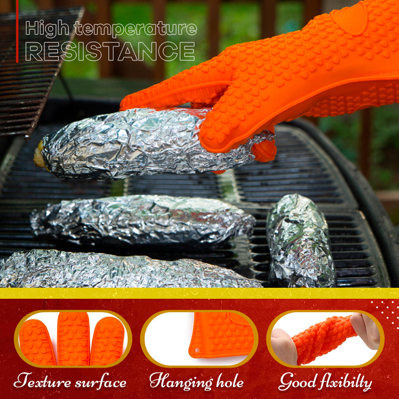 Silicone BBQ Gloves (Set of 5)