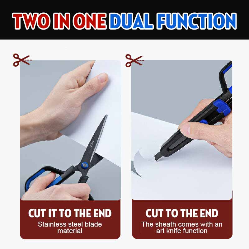 Multi-Function Anti-Stick Scissors