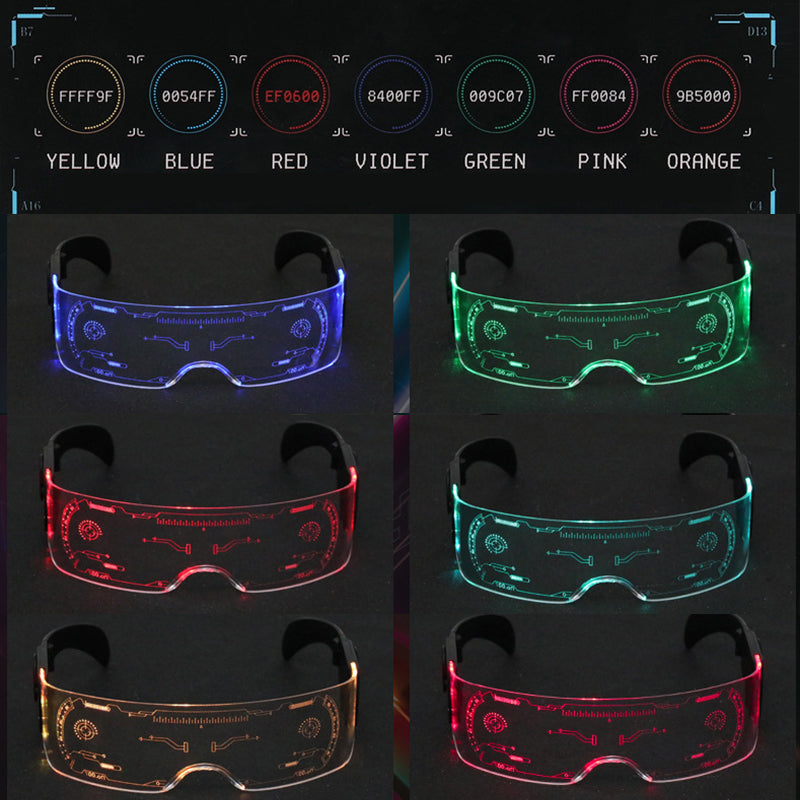 LED Light Up Glasses