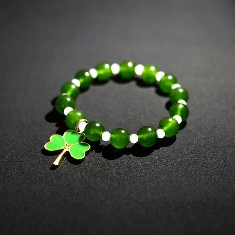 St. Patrick's Day Shamrock Bracelet