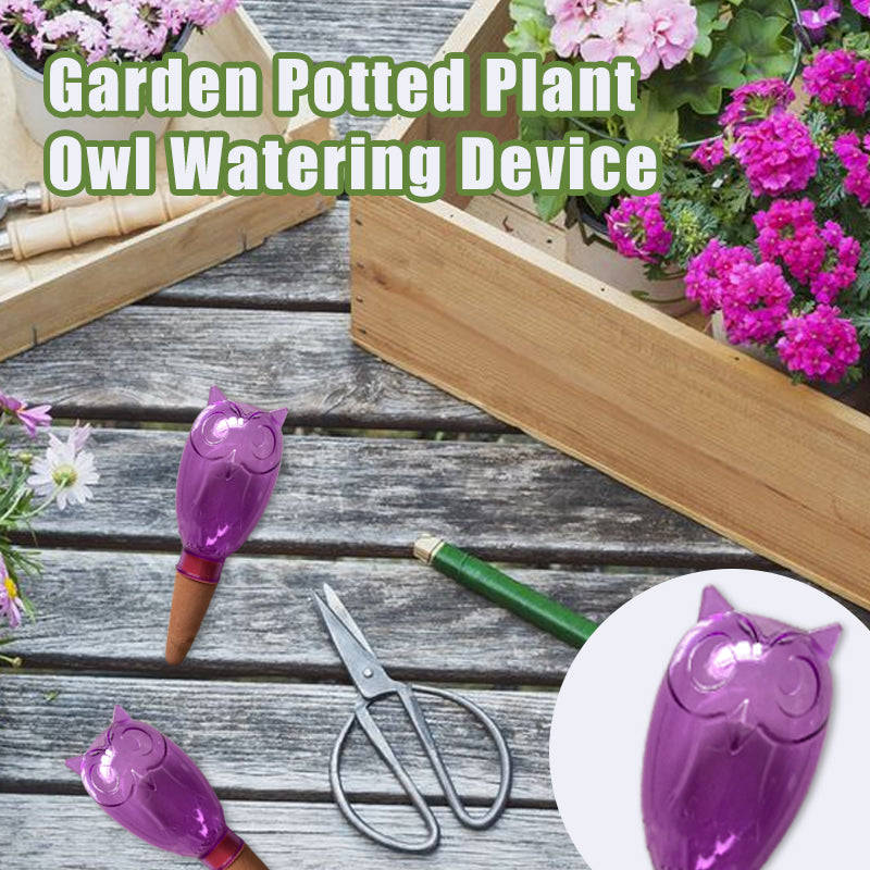 Garden Potted Plant Owl Watering Device