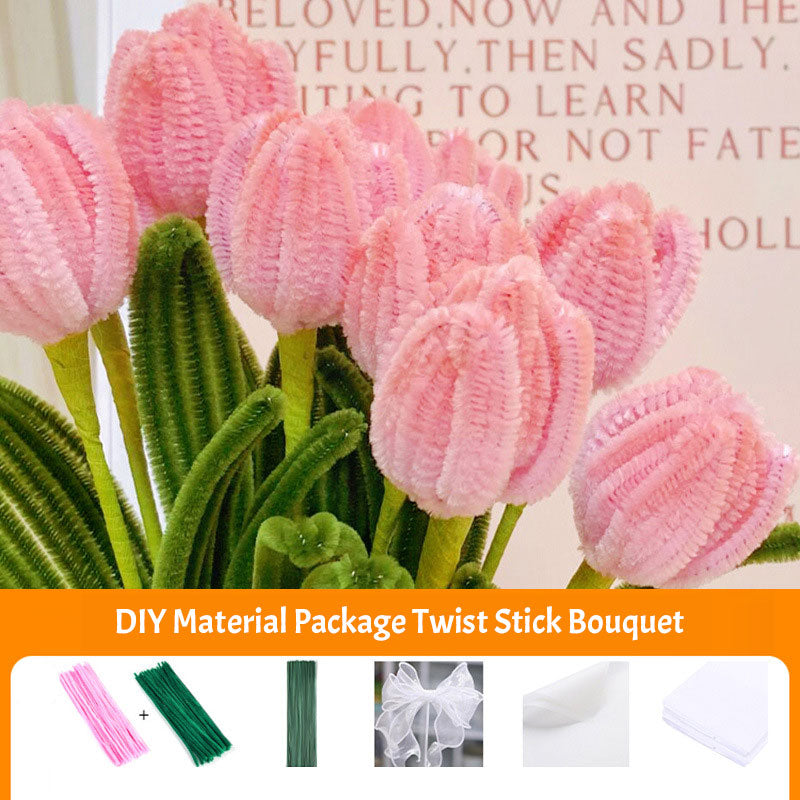 DIY Material Package Twist Stick Bouquet