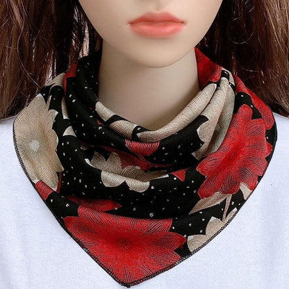 Women Versatile Neck Protection Windproof And Sun-proof Triangle Scarf