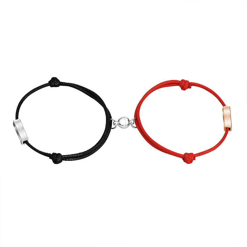 Buy One Get One Free! New Stainless Steel Magnetic Lovers Bracelet