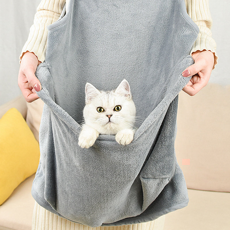 Non-stick Cat Hugging Apron