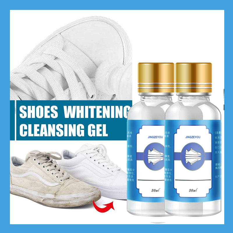 Small White Shoes Black Repair Cleaning Agent