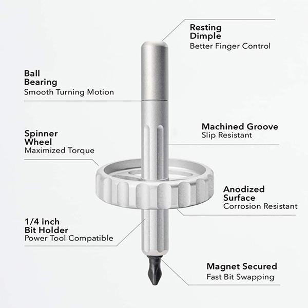 Spinner Drive Multi-Purpose Screwdriver