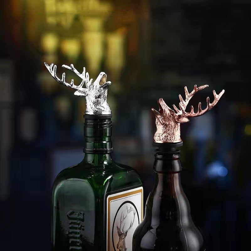 Aluminum Alloy Deer Head Wine Mouth