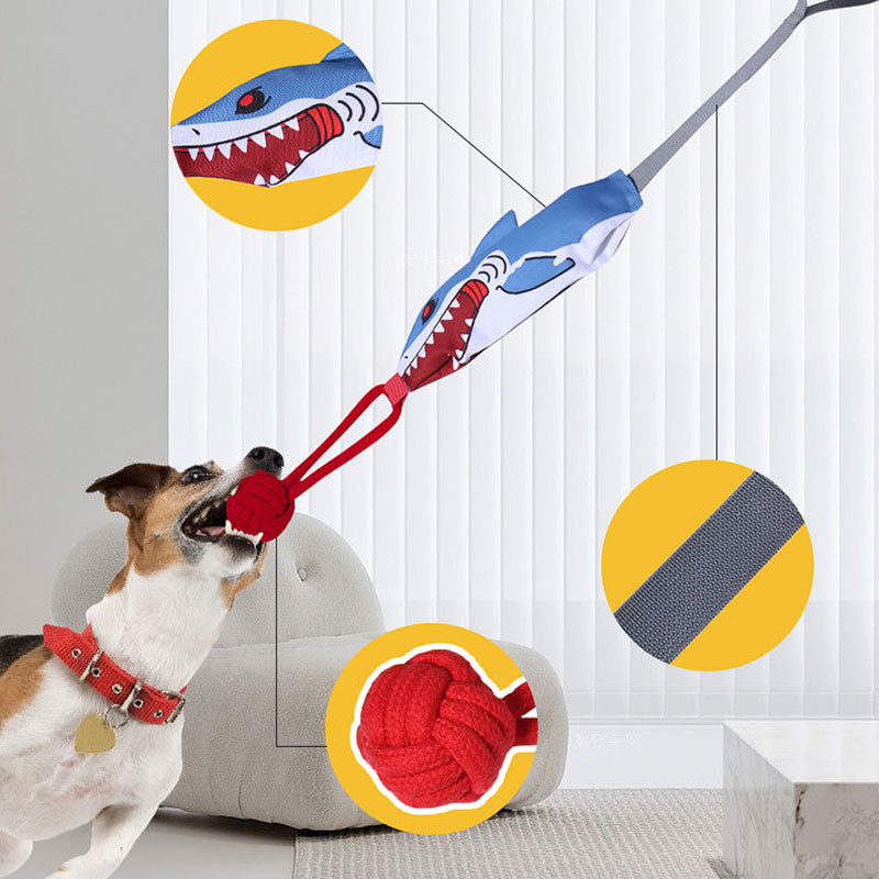 Sound Dog Cotton Rope Toy