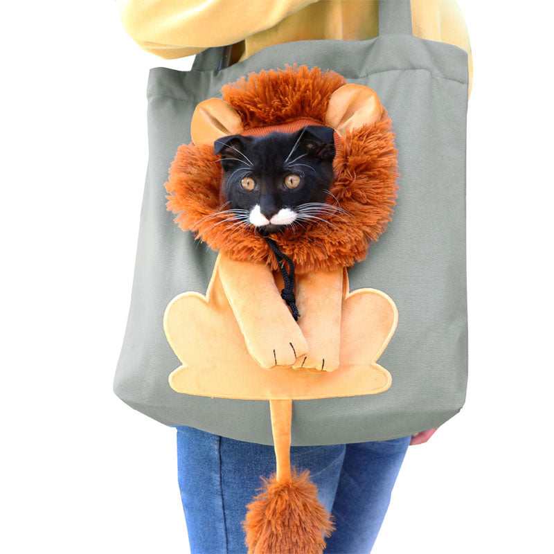 Small Pet Canvas Bag For Cats And Dogs