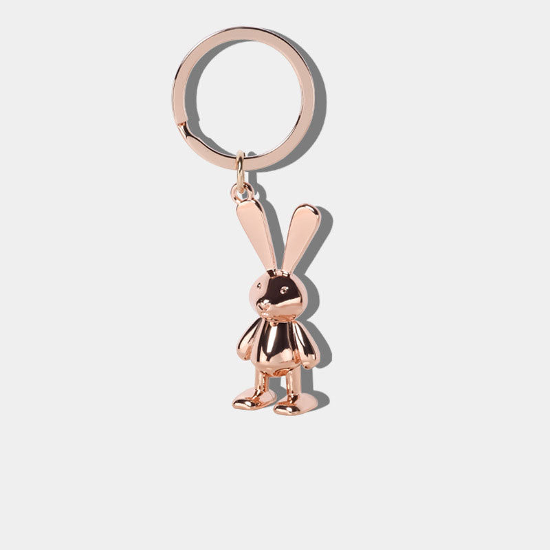 Exquisite Couple Rabbit Key Pendant